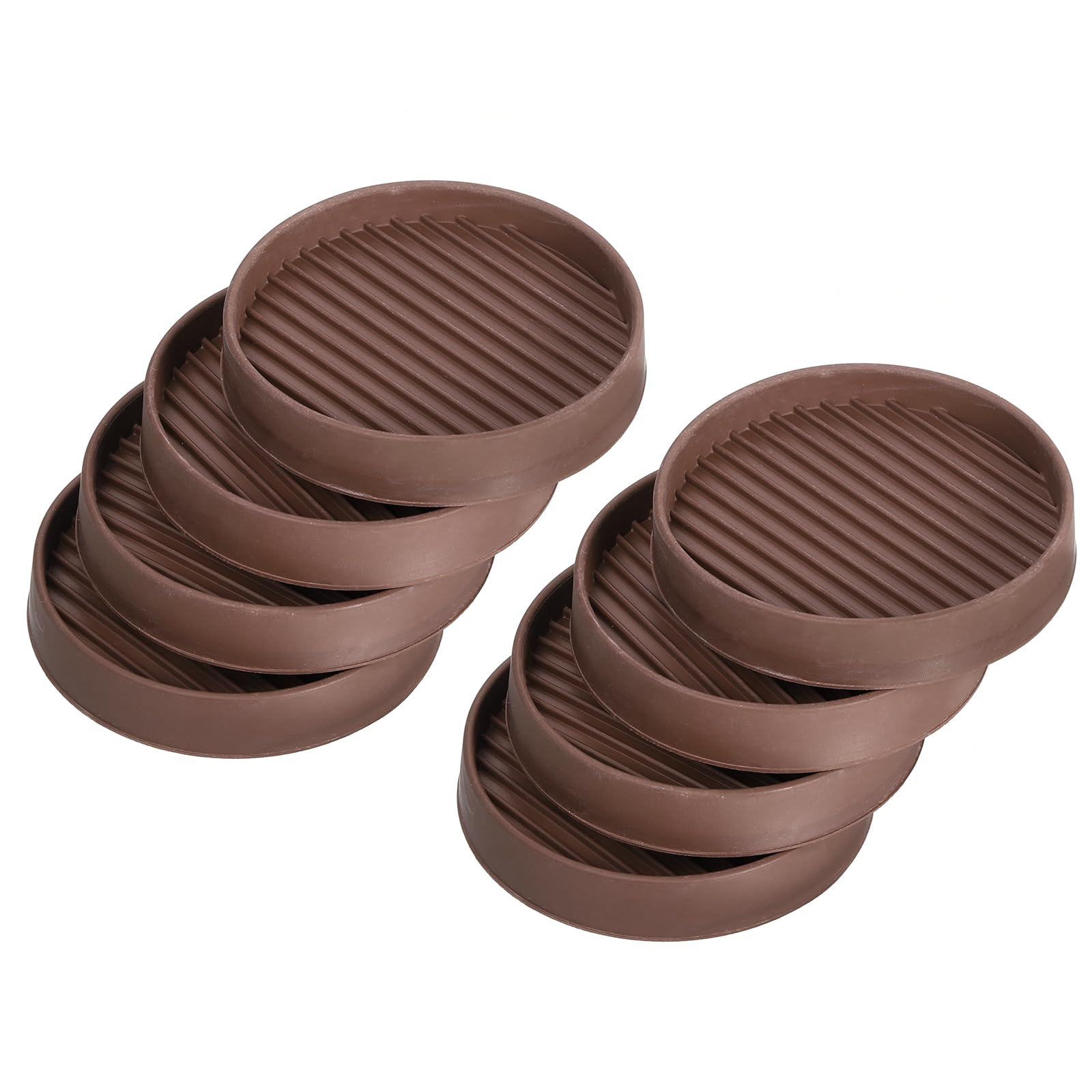 uxcell Chair Leg Floor Protectors, 8Pcs 3", Rubber Round Non-Slip Furniture Pads