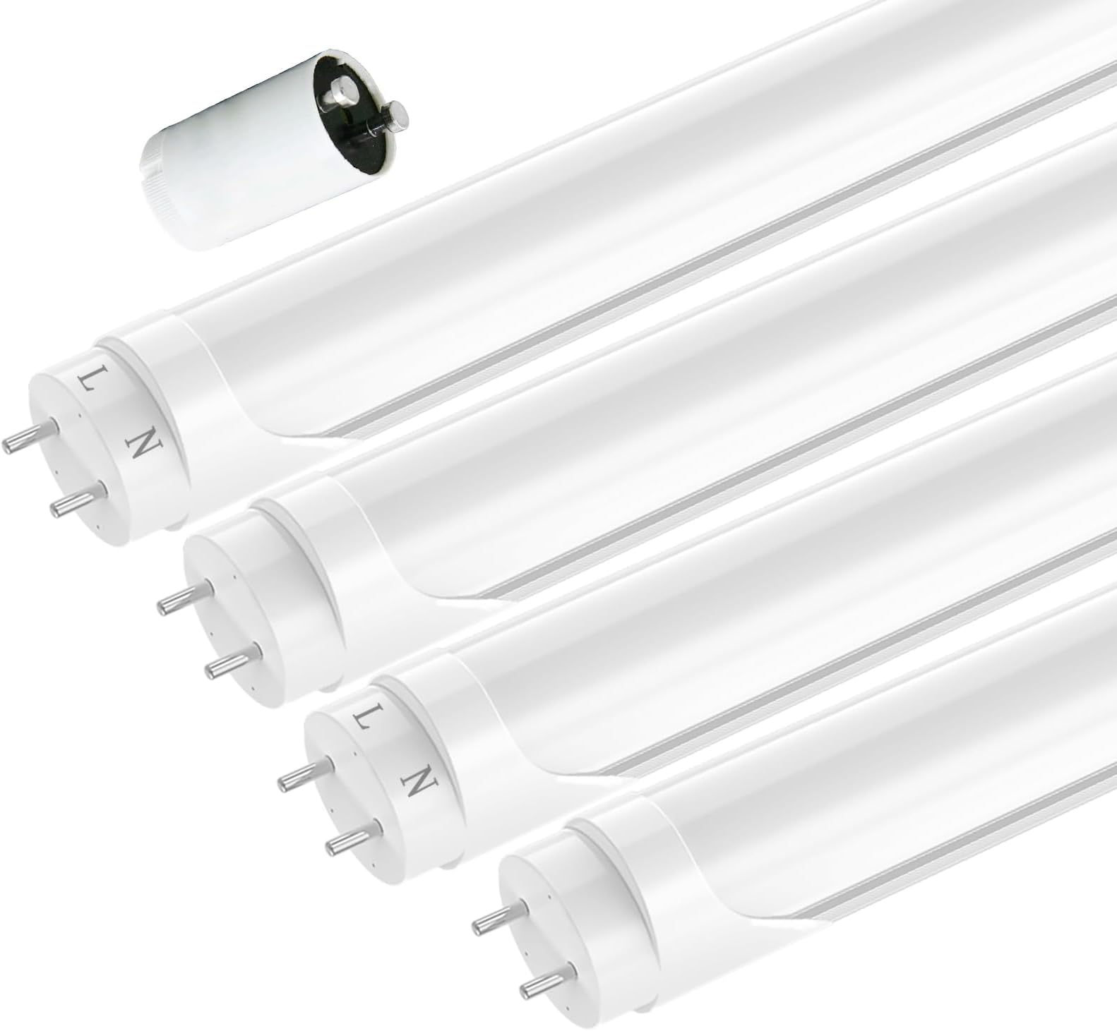 Kit 4 Démarreurs LED Pour Tubes T5 G5 Et T8 G13 – Conversion Sans Scintillement, Économie D'Énergie, Longue Durée De Vie
