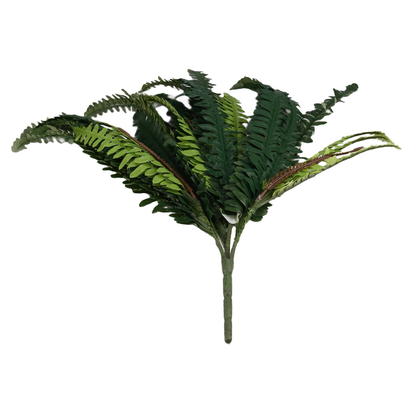 CTRLZS Artificial Boston Fern for Outdoor & Indoor Use, Large Faux Ferns, Perfect for Garden, Porch, Planter, and Entrance B