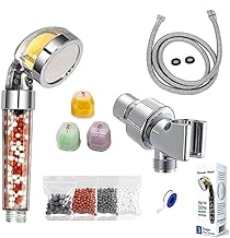 Kit de chuveiro de filtro de vitamina C, filtro de flouride, filtro de água dura, filtro de chuveiro mais macio, filtro de chuveiro de água dura, filtro de chuveiro, cabeça de chuveiro filtrada de água dura