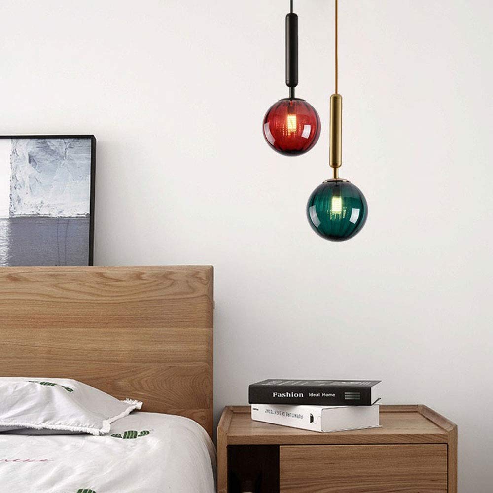 Lámpara de Techo Moderna y Simple de una Sola Cabeza Lámpara de Techo Industrial Retro Loft Restaurante Bar Lámpara Colgante E14 Portalámparas Altura Ajustable Luz de suspensión (Color : SIL