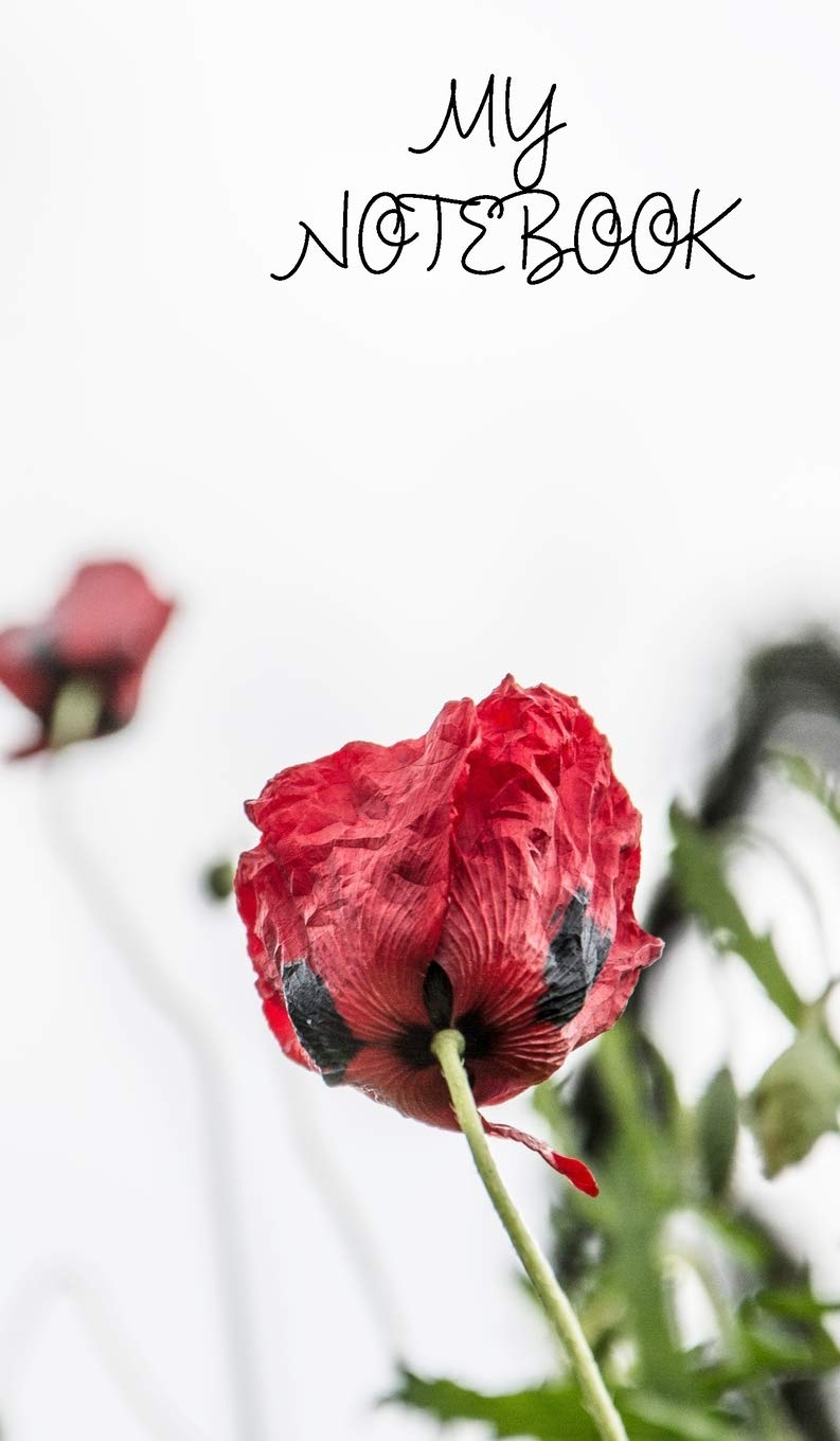 Notebook 13x20: with photos of flowers - photographer Eleftheria Louka