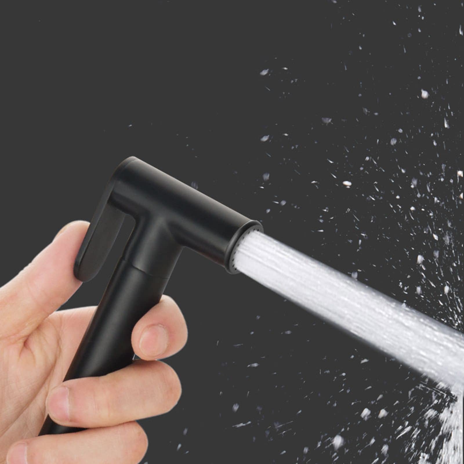 Pulverizador de mano de latón for inodoro, pulverizador de pañales de tela for bebés, accesorio portátil con manguera for lavado femenino, lavado de mascotas, fácil de instalar, manguera de 3 m(2m Hos