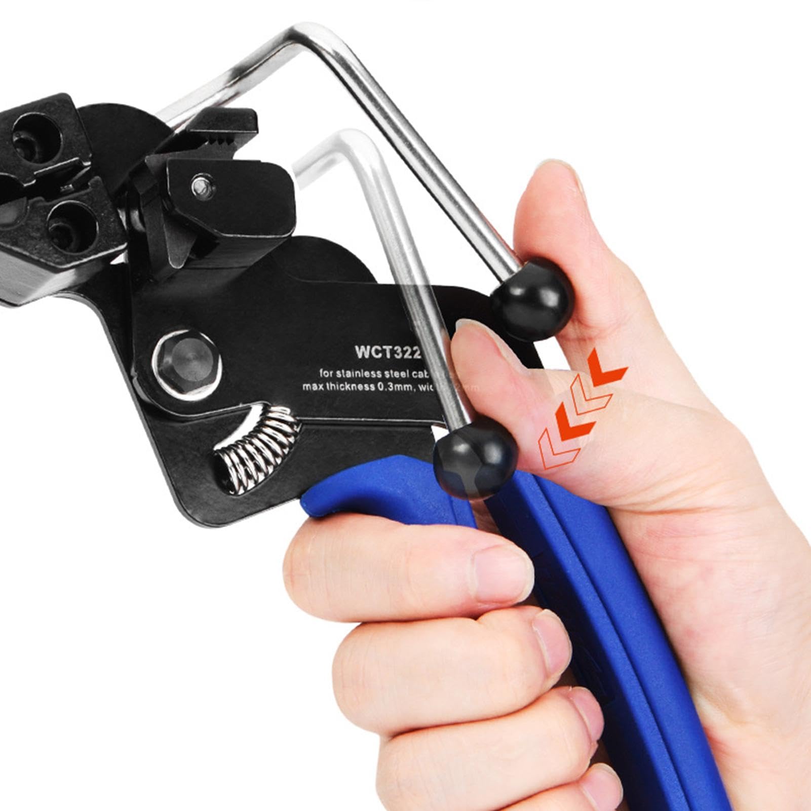 Pince Serre-Câble Acier Inoxydable - Outil Fixation Fil Et Fermeture Éclair Pour Clôtures, Bijoux Et Travaux