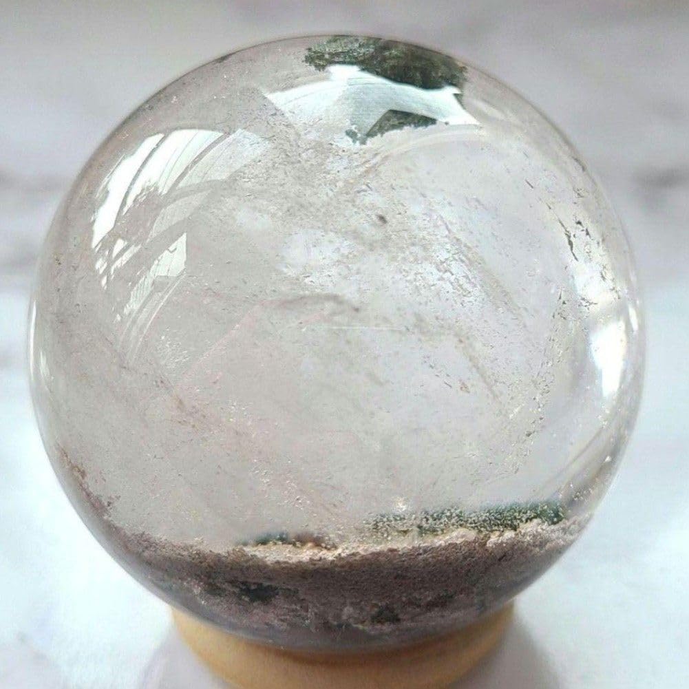 Amazon.co.jp: ピンクガーデンクォーツ 庭園水晶 苔入り 天然石