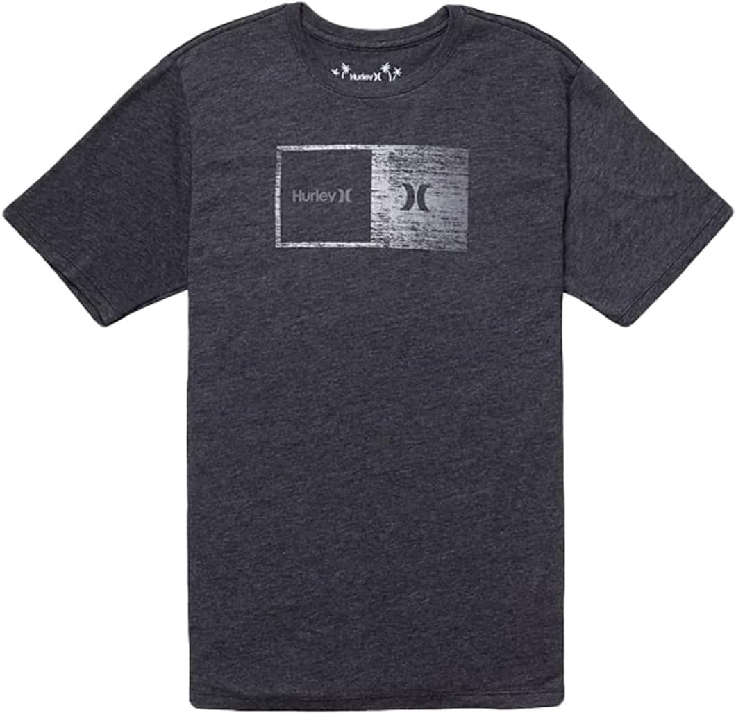 Hurley Everyday Halfer Gradient T-Shirt - Black Heather - M