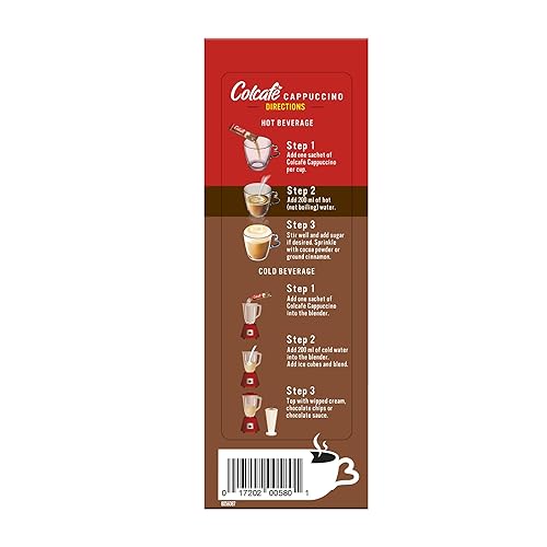 Miniatura 4 de Colcafe Instant Mocca Cappuccino, 6 sticks per pack, Pack of 2