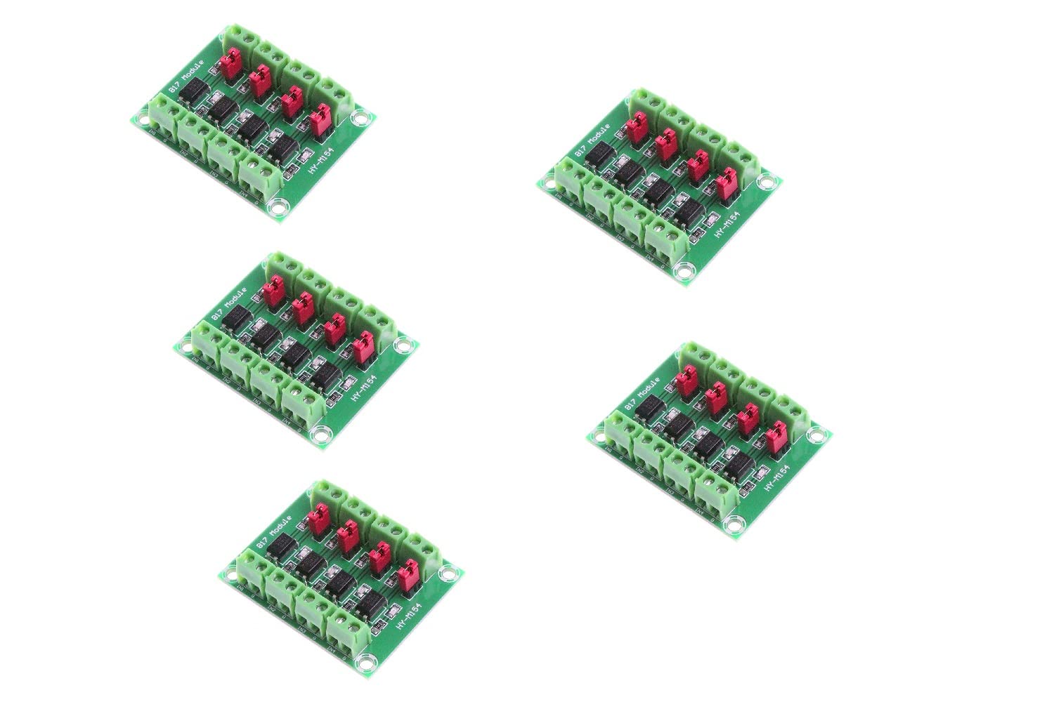 Fasizi 5pz Optoaccoppiatore PC817 - Modulo Isolamento 3.6-30V Per Arduino E Controllo LED