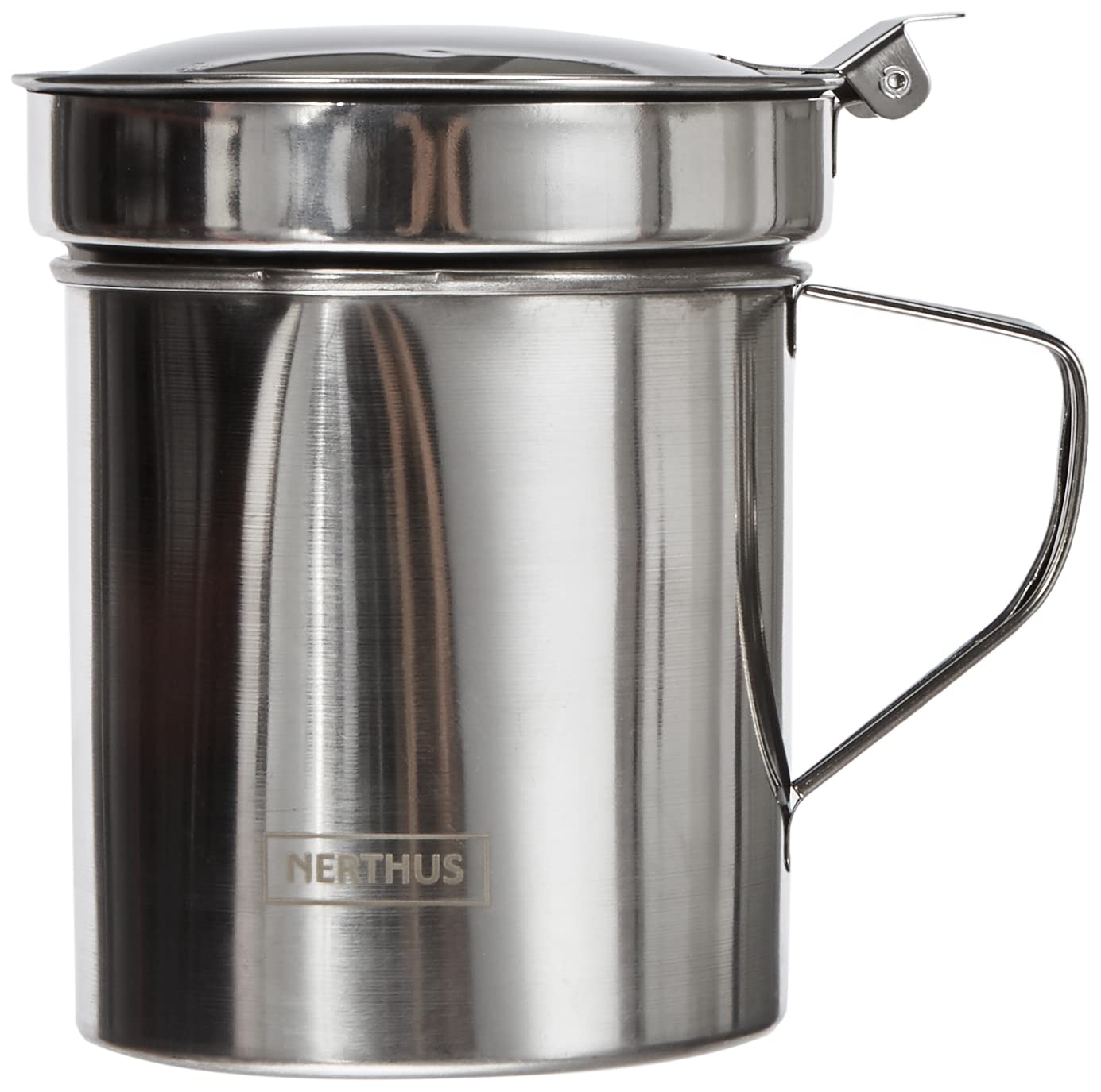 Nerthus FIH 831 Grease Can 420 ml, Stainless Steel