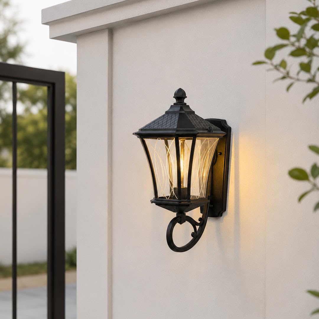 Whispering Homes Abaca Upward Outdoor Wall Light - Large-image-42