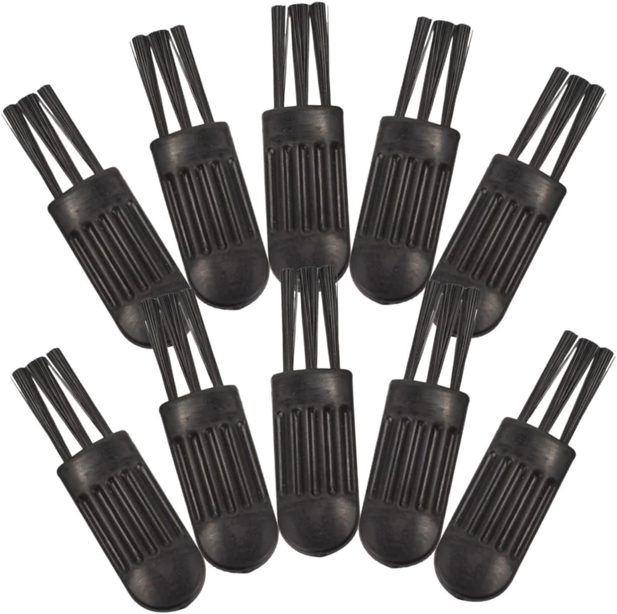FOMIYES 500pcs Electric Cleaning Brush Nonslip Handle for Shaver Trimmer Compact Design for Household Use Grooming Accessory for Men Women