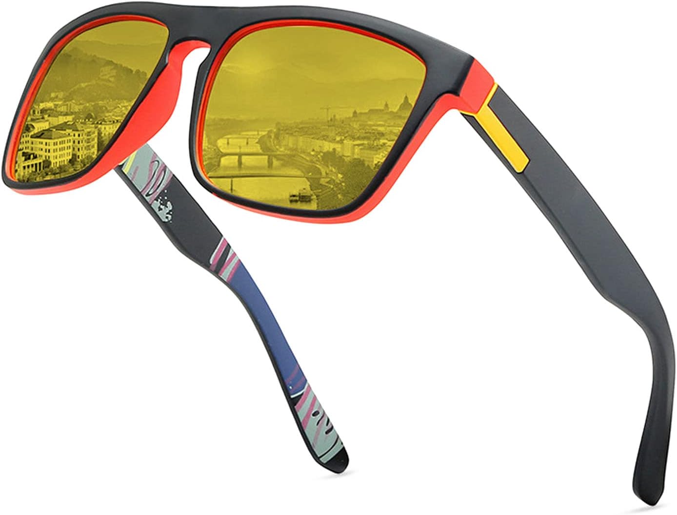 Melrose Outdoor Polarized Reading Sunglasses Full Lens Cycling Driving Sports Readers Anti-Fatigue Men's Reading Glasses