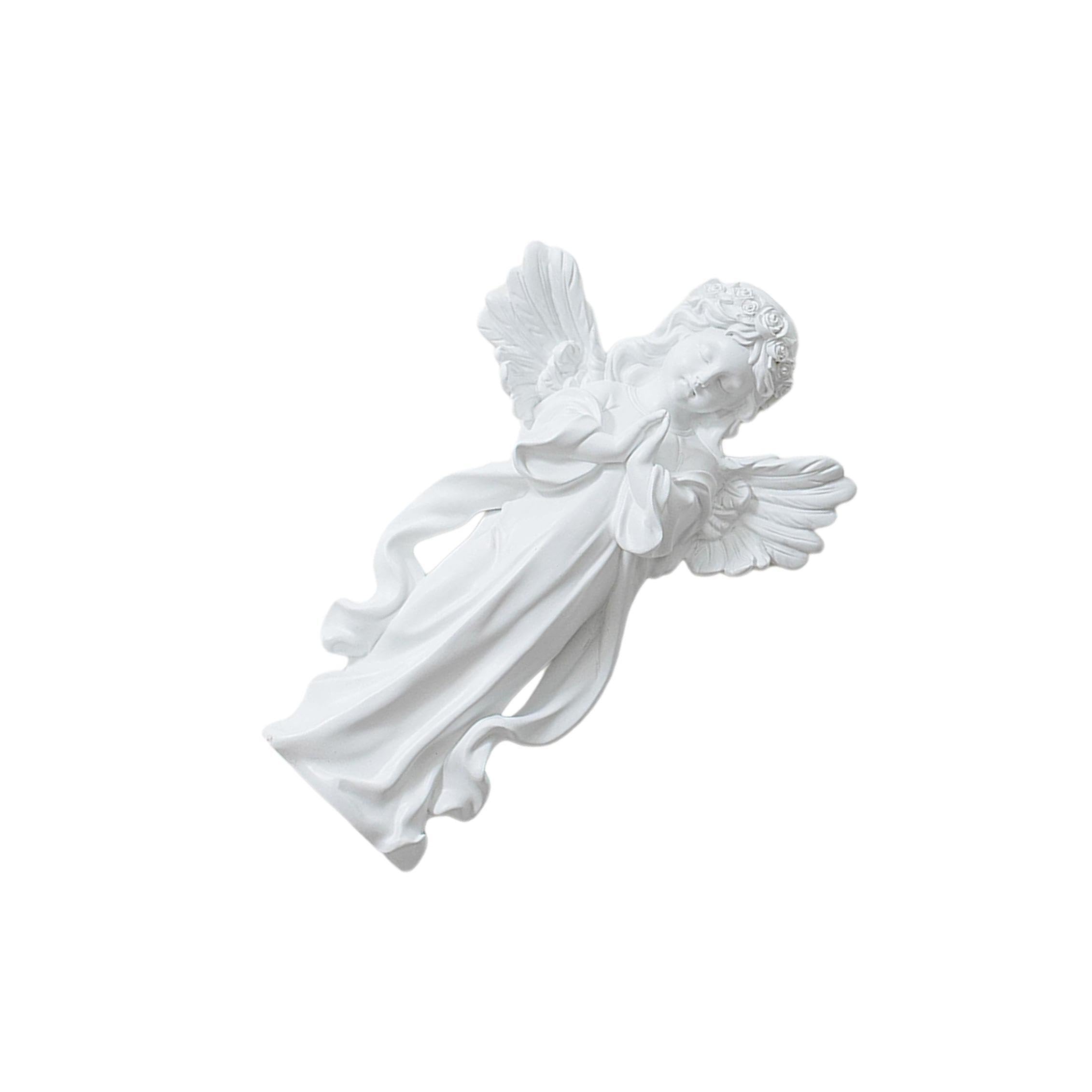 TWISAXC European Style Wall Hanging Ornament for Creative for Elegant Home Decor Settings Delicate and for Creative Angel Wall Sculpture Art Ornament