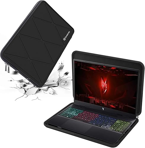 Vista 17 de Smatree Funda rígida para MSI Raider GE77 HX de 17.3 pulgadas, para MSI GE78 HX/GE76 de 17.3 pulgadas, para portátiles Stealth Gaming de 17