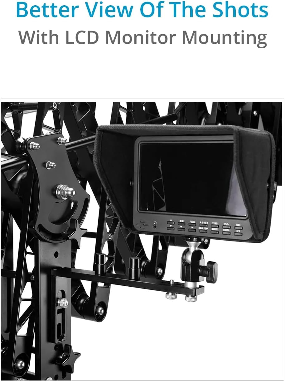 PROAIM Powermatic Scissor Pro 17ft Telescopic Camera Jib Crane w New Remote Controller (Dampening & Speed Control). Payload up to 15kg / 33lb