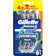 Gilette Sensor3 Comfort 6 Disposable Blade for Men