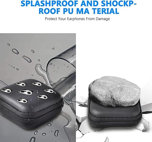 Miniatura 5 de MAYCARI Estuche para auriculares para auriculares Duro Viaje Gadget Bolsa Panda Earbud Case Mini Bolsa de almacenamiento EVA