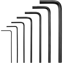 7 Pcs Mini Hex Key Allen wrench Set, Tiny Allen Wrench Set | High Carbon Steel with 0.7mm, 0.9mm, 1.27mm, 1.5mm, 2mm, 2.5mm, 3mm Sizes