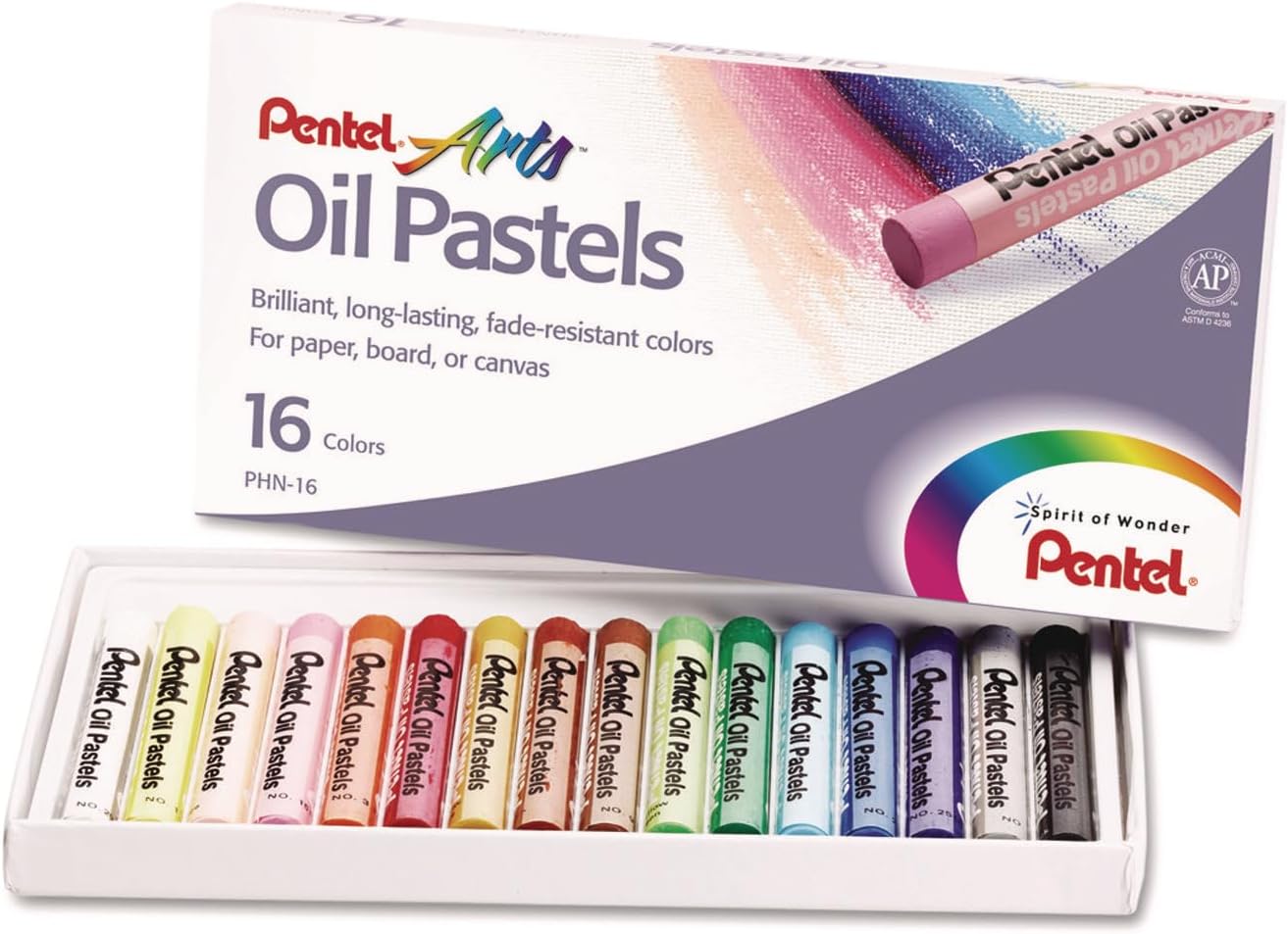 Pentel Arts Oil Pastels, 432 Piece Classroom Size Pack (PHN-12CP)