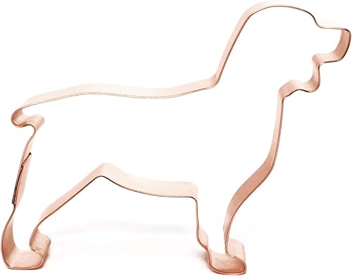 Miniatura 2 de The Fussy Pup Boykin Spaniel - Cortador de galletas de 4.5 x 3.5 pulgadas, hecho a mano, cobre sólido, fabricado en Estados Unidos, regalos para