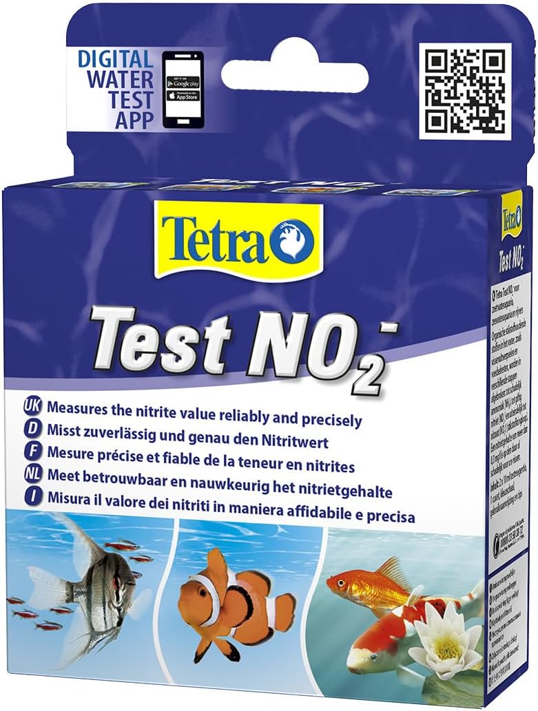 Tetra Test Kit NO2, to Measure the Nitrite Value Reliably and Precisely, 2 x 10 ml
