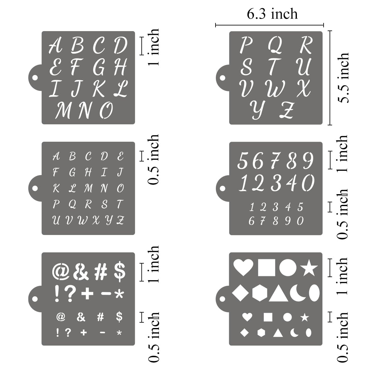 2 Inch Letters To Print Stencils For Young Artists Letter Stencils 2