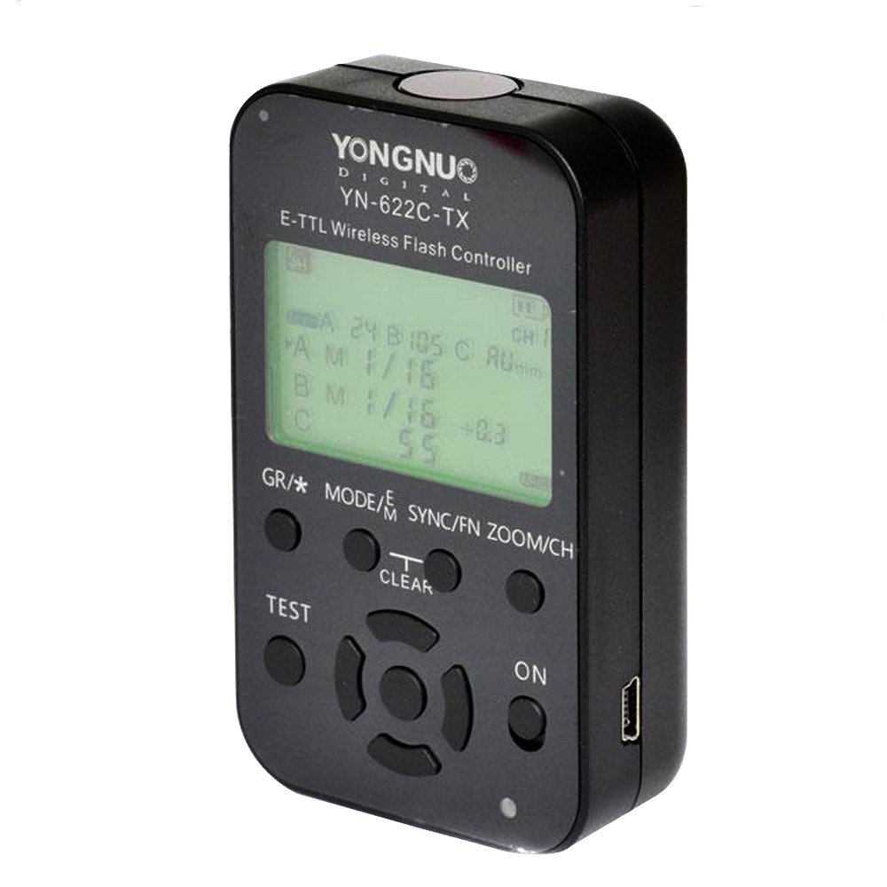 YONGNUO YN-622C-TX E-TTL télécommande déclencheur de Flash sans fil à vitesse de synchro1/8000s E-TTL (II) flash sans fil pour Canon EOS 60D/70D/400D séries/500D séries/600D séries/10000D séries/40D/50D/7D/1D séries/5D séries