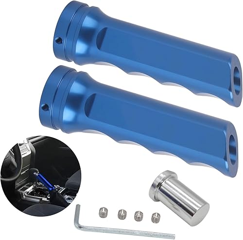 Miniatura 6 de 1 funda para freno de mano para modificación de automóvil, 4.9 x 1.3 pulgadas, impermeable, protector de mango de freno de vehículo de metal para