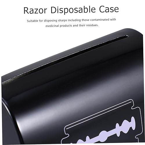 Miniatura 2 de Beavorty Caja de almacenamiento de cuchillas, 4 uds., papelera desechable, máquina de afeitar para hombre, maquinillas de afeitar para hombre para