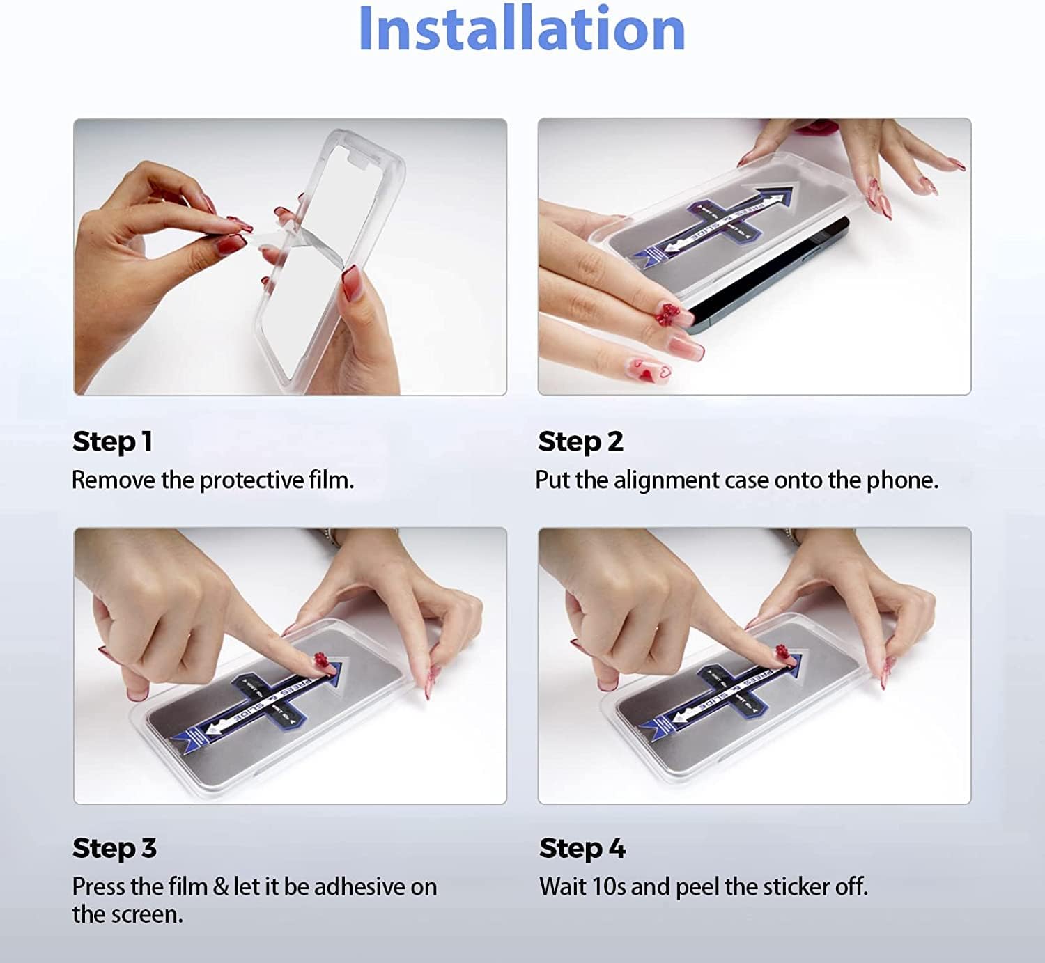 [ 3+3 Pack] LK 3Pack iPhone 13 Screen Protector 6.1-inch with 3Pack Camera Lens Protector, Anti-Scratch Easy-Installation,9H Hardness, HD Tempered Glass Film - Image 7