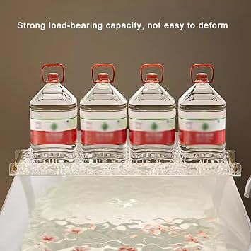 Acrylic Bathtub Tray Caddy - Expandable & Adjustable Bathroom Tub Table Idea for Loved Ones - Ideal for Relaxing Baths and Holding Essentials