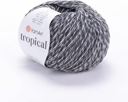 YarnArt Tropical Sport Yarn 55% Cotton, 45% PAC Multicolor Knitting & Crochet Yarn 50g 174 yds | Soft, Durable & Lightweight | Perfect for Amigurumi, Clothing & Accessories 611-1