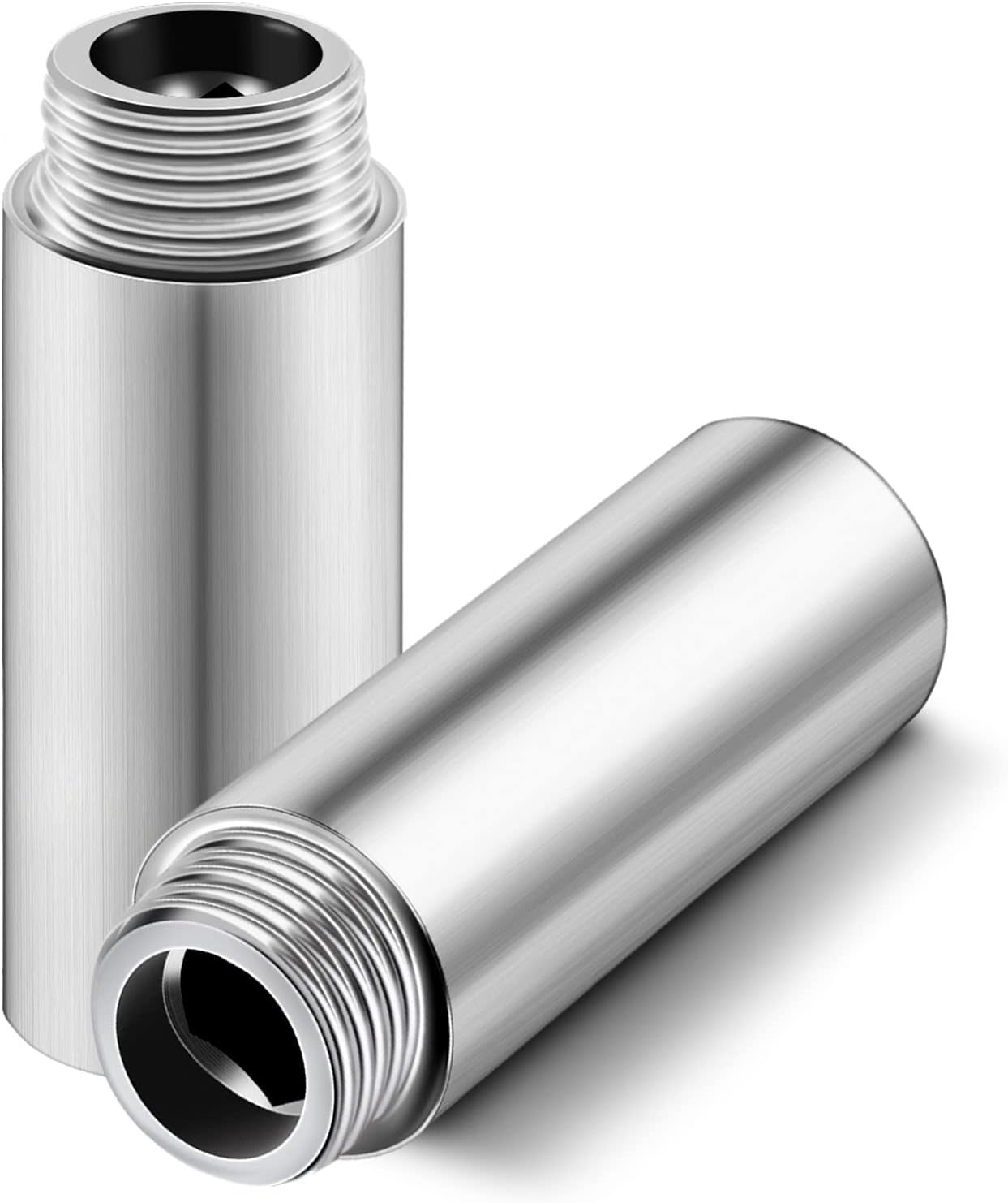 2Pack Shower Head Extension Arm[60mm/2.4 Inch]Shower Head Extender