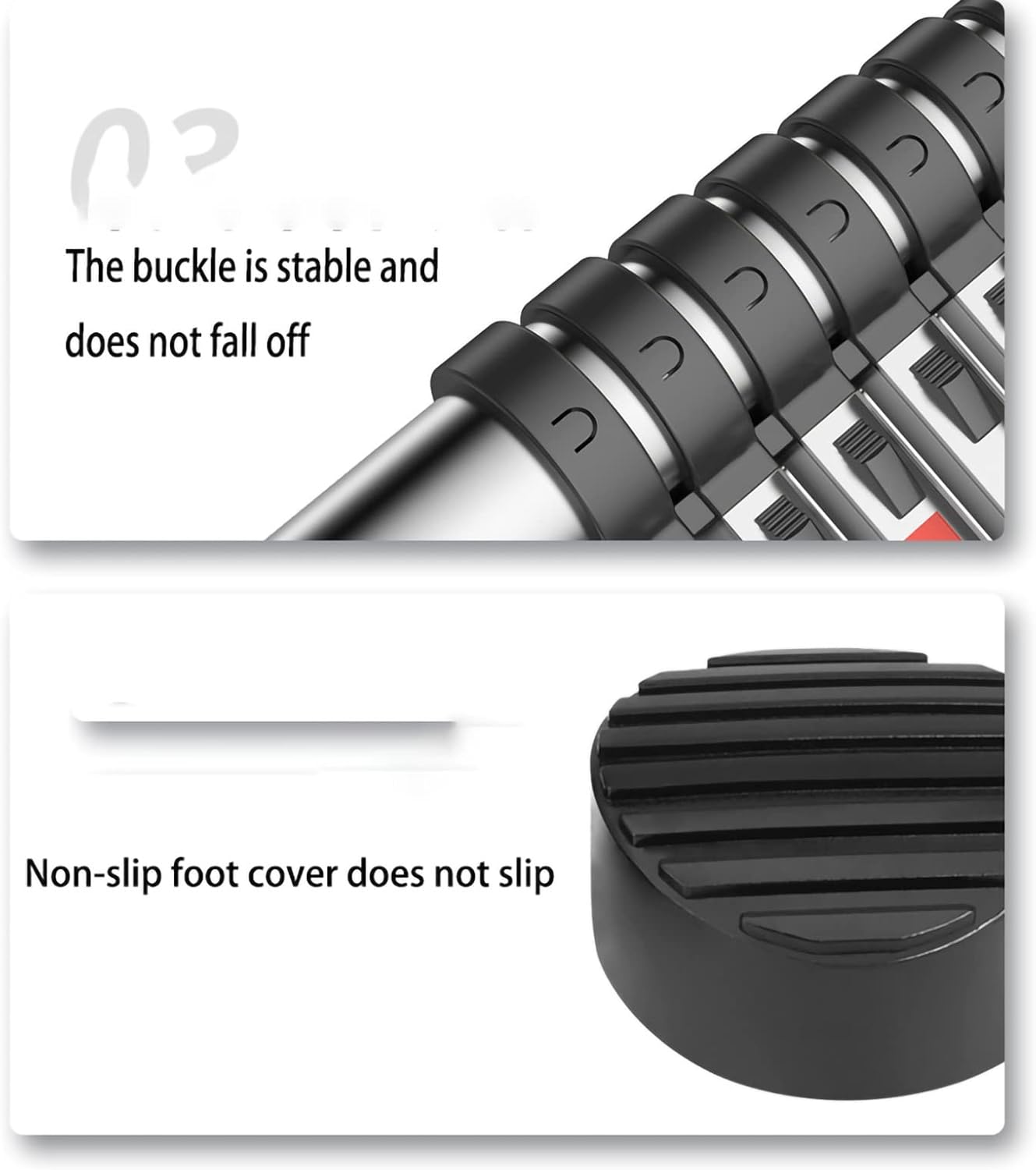 Extendable Ladders Portable Extension Ladder 7m/6m/5m/4m/10FT/2m, Aluminium Loft Multipurpose Telescopic Ladders, for Household or Outdoor Work (Color : Silver, Size : 2.10FT/7.5ft)