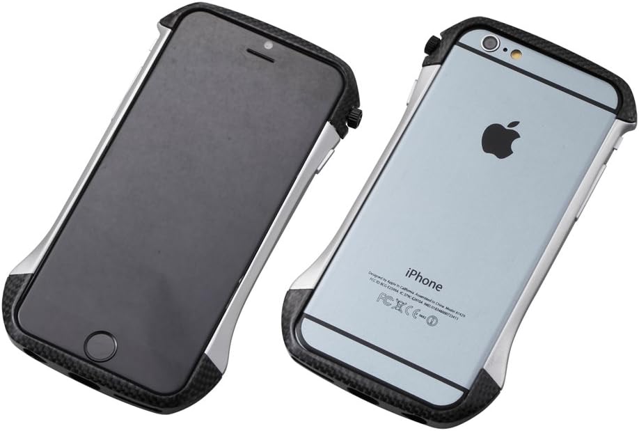 Deff Cleave Hybrid Super Strong Bumper for iPhone 6 (Carbon Silver)