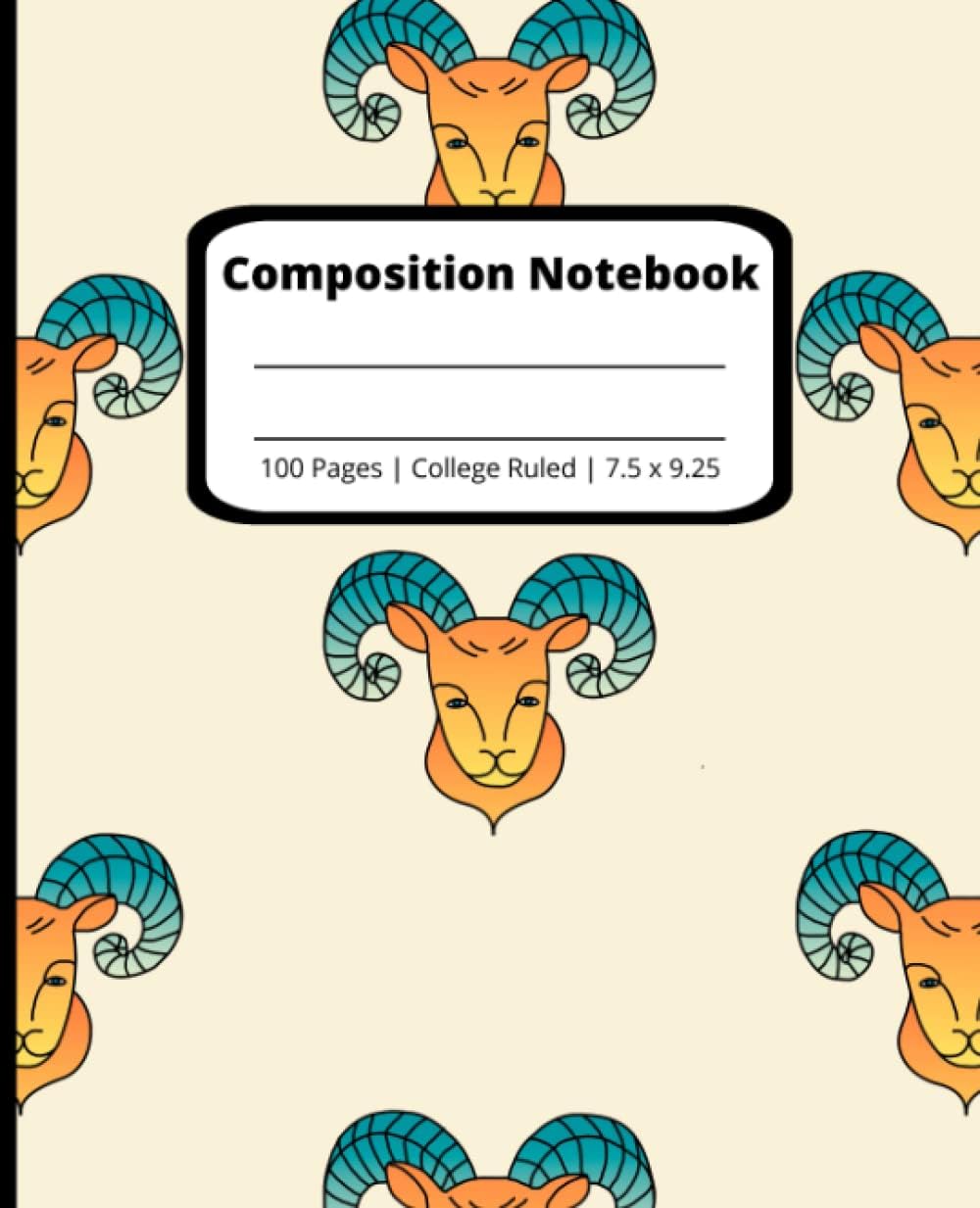 Composition Notebook Aries
