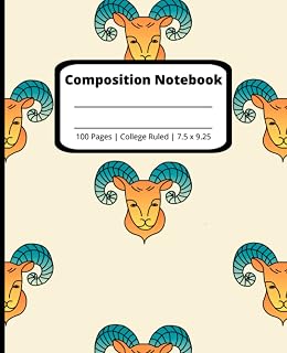 Composition Notebook Aries