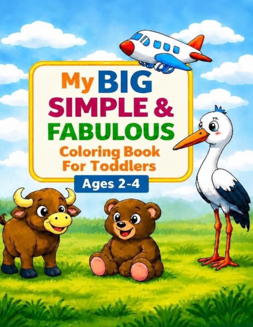 My Big Simple & Fabulous Coloring Book for Toddlers