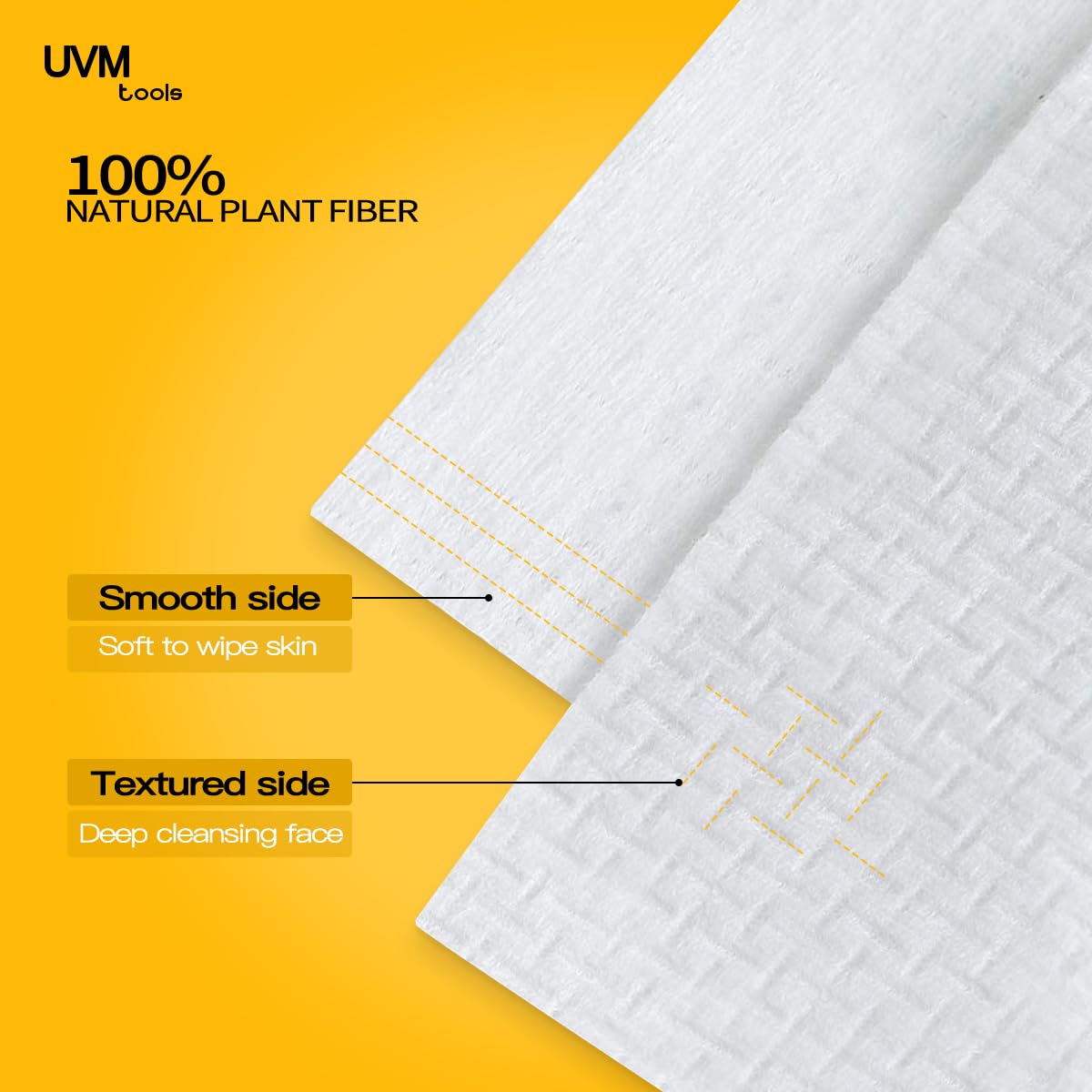 Lot de 60 serviettes jetables en pour 20 x 20 cm Sans parfum et ultra douce - Pour le Démaquillage Visage，lavage du visage (60 unité - MOTIF EF)