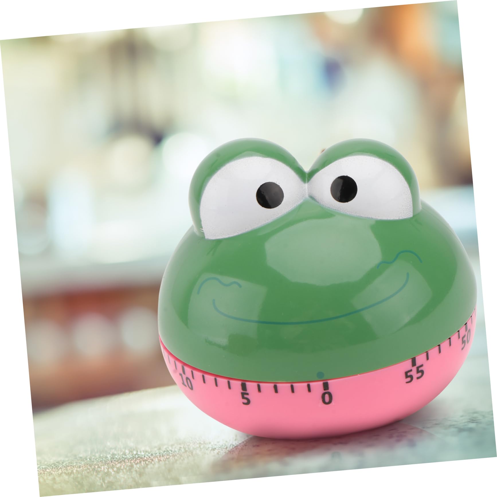 TOPBATHY 3 Pz Timer Meccanico Orologio Cartone Animato Strumenti Per Decorare Torte Piccolo Timer Da Cucina Digitale Allarme Timer Rana Spazzolino Plastica All'esterno Multifunzione Alunno