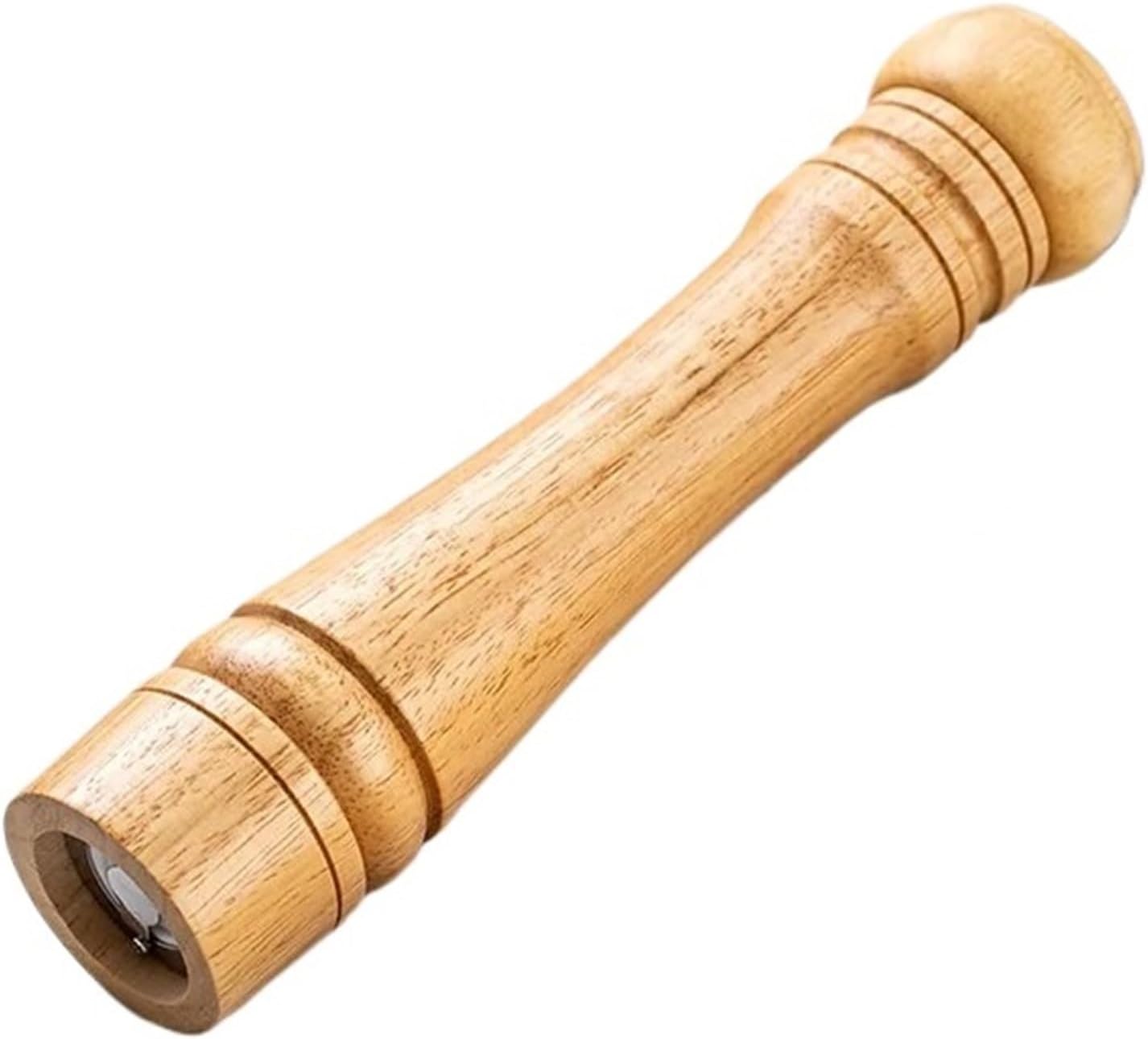 10 Inch Solid Wood Salt and Pepper Mill with Adjustable Ceramic Core