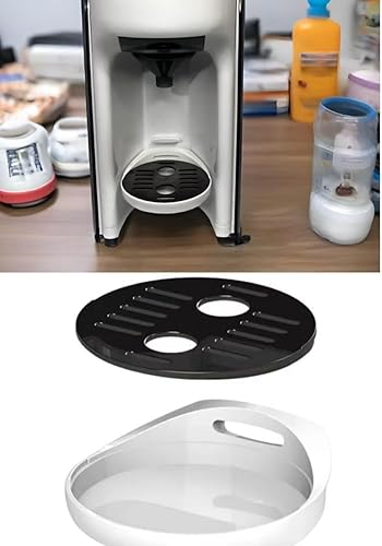 Juego de bandejas de goteo de altura ajustable de liberación rápida para Baby Brezza Formula Pro - Reemplazo duradero para plataforma original, se