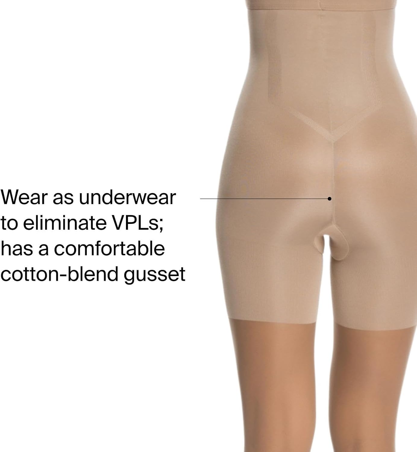 SPANX Original Shaping High-Waisted Footless Sheers - Core & Thigh Control - Footless Pantyhose - Use as Shapewear Underwear - Image 4