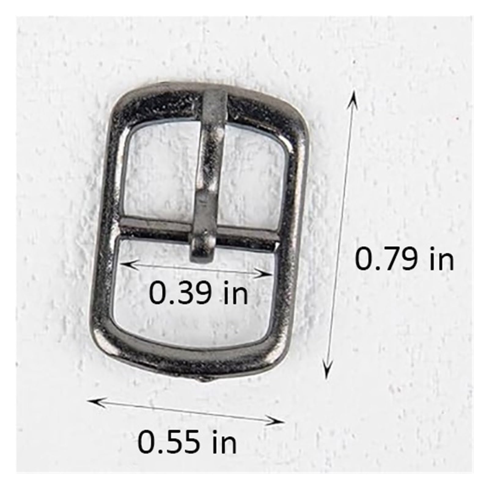 Gürtelschnallen, 50 Stück, 10,5 mm, Metall, einzelne Zinken, verstellbare Rollschieber, Hardware für Schuhe, Taschen, Ledergürtel für Männer und Frauen, Gürtel