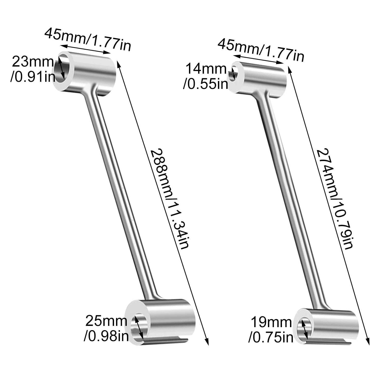 2 Pièces Outil de Réglage de Charnière de Porte, Facile à Utiliser, Outil de Réparation de Charnière de Porte, Applications Polyvalentes, pour Charnières sur Portes Coupe-Feu (Argent)