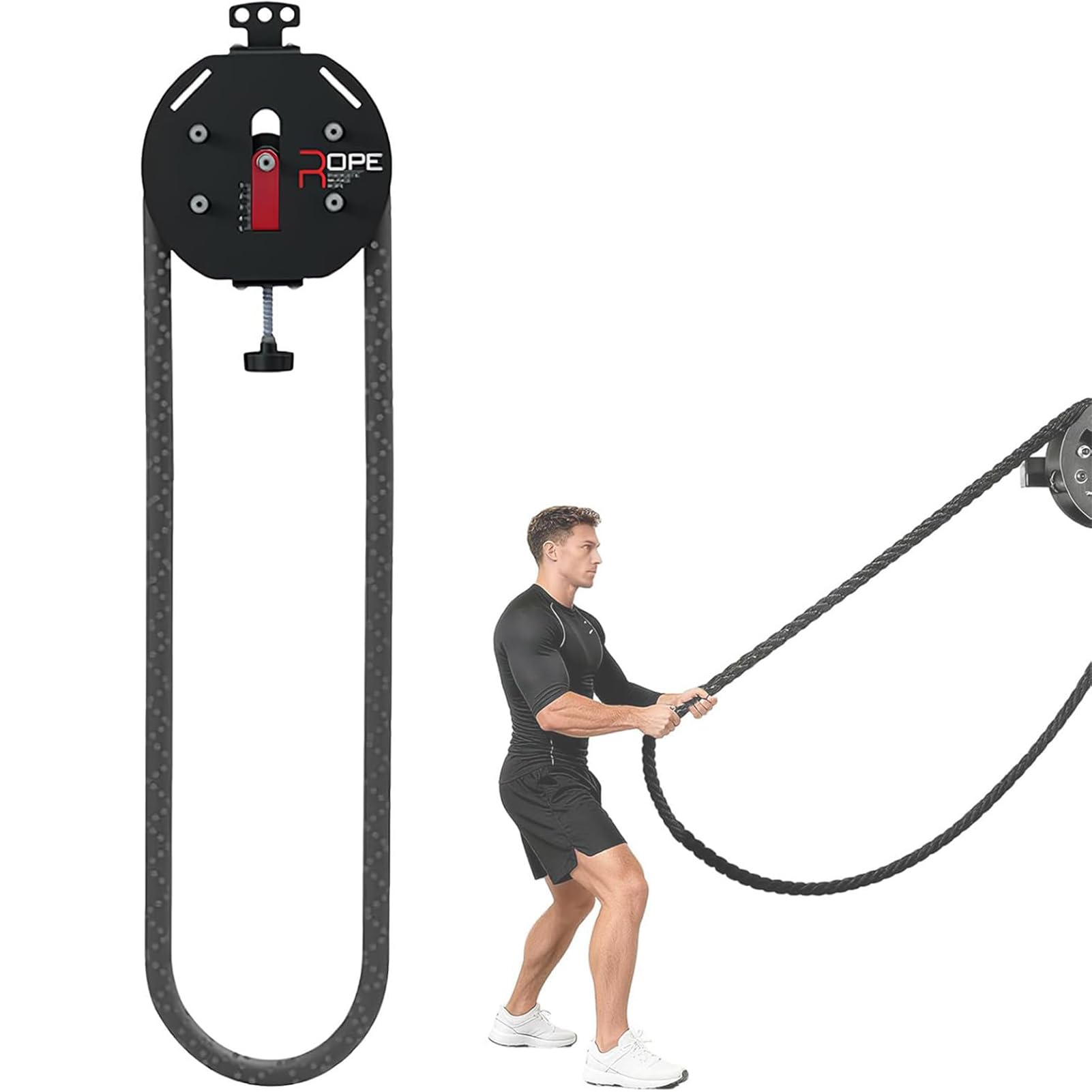 Endless Rope Trainer – Przenośna Maszyna Z Regulowanym Oporem, Wysokiej Jakości Nylonowa Lina Do Treningu Ramion, Pleców I Chwytu | Sprzęt Do Domowej Siłowni