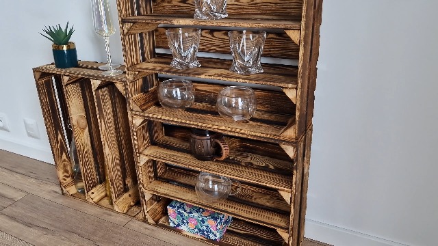 Cassettina Porta Oggetti In Legno Shabby Chic - 13x13x8 Cm - Bianco Decorativo - Foto 3