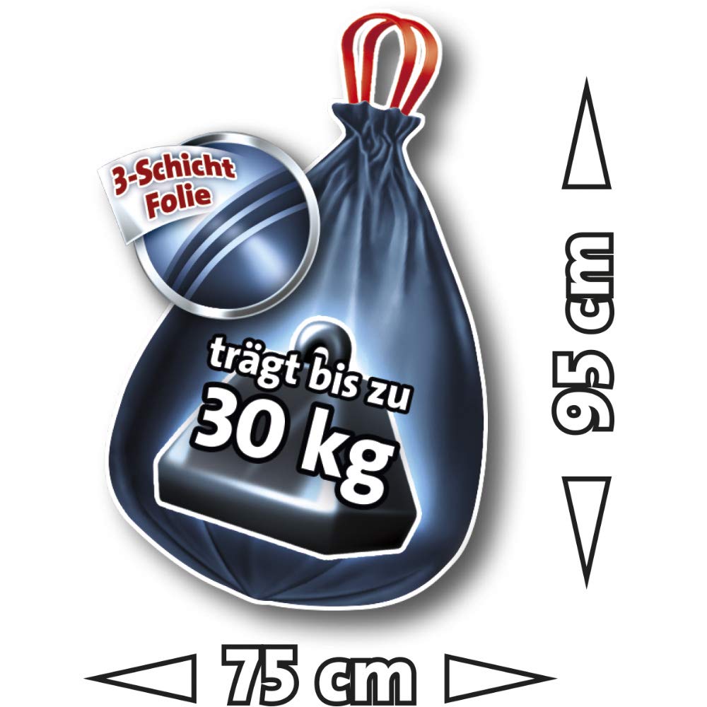 Swirl 4006508215775 Trash Bag Trash Bag – Polyethylene, Black)