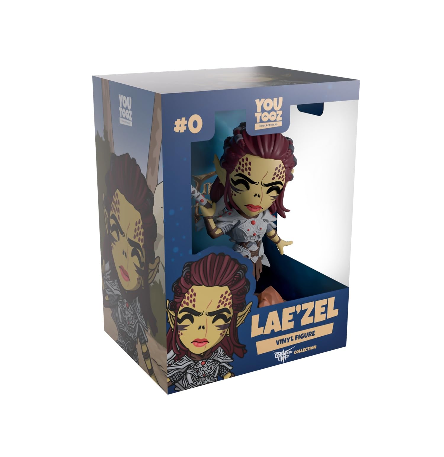 Youtooz Collectibles: Lae'zel Figurine, Maroon, Red, Brown, Ungefähr 11cm