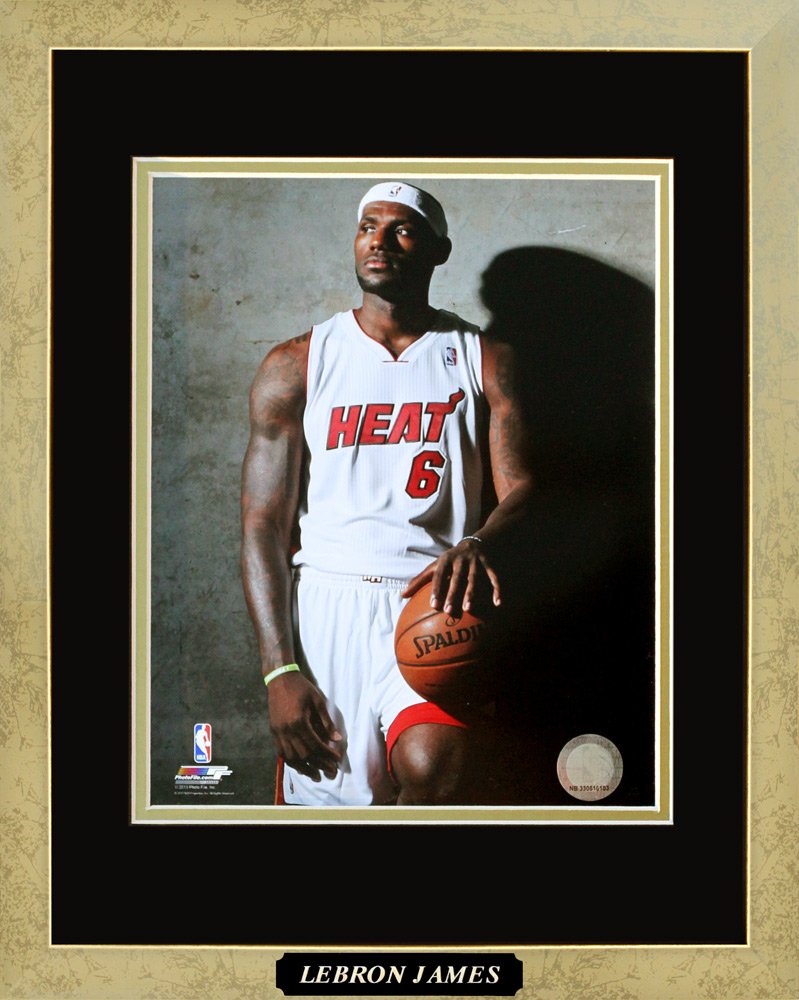 lebron james miami heat memorabilia